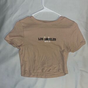 Beige "Los Angeles LA" Women's Large